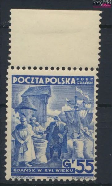 Briefmarken Polnische Post Danzig 1938 Mi 37 mit Falz (9898471