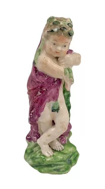 Chelsea Derby rare figure of Hercules wearing the pelt of the Namean lion с1775