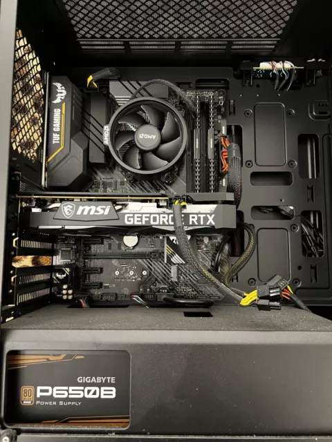 Gaming PC + RTX 3060 Msi 12 GB + Ryzen 7 5700g + Mainboard TUF Gaming + 16GB Ram