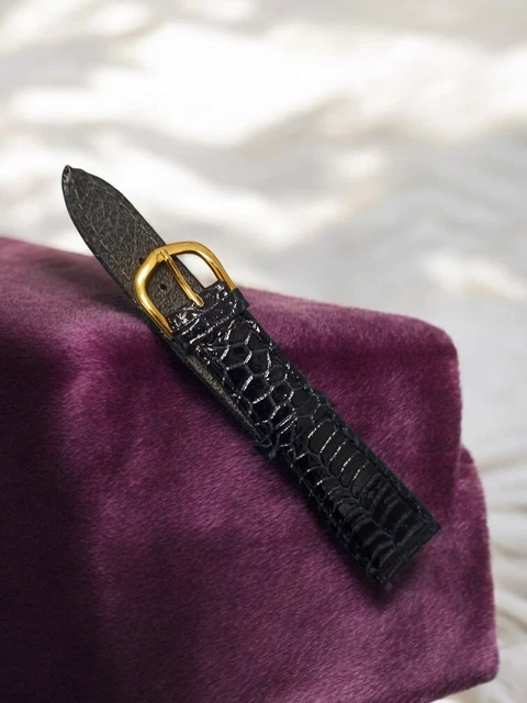 Bracelet De Montre En Cuir Vintage - Accessoire Rétro Pour Collectionneur, Occasion