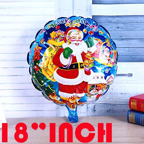 4 Stck. Weihnachten Weihnachtsmann Schneemann Ballon Hochzeit Aluminiumfolie Weihnachtsballons