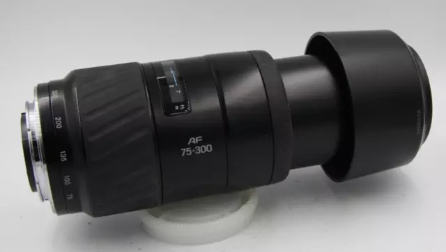 Objective Minolta Af 75-300mm F 4.5-5.6 for sony a-Mount Telephoto Lens Tele