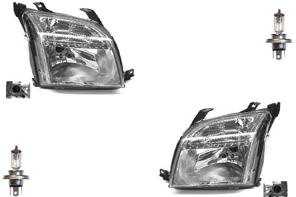 Phares Avant Pour Ford Fusion 2005-2012 - Jeu Complet Gauche/Droite Avec Moteur De Réglage Et Clignotant