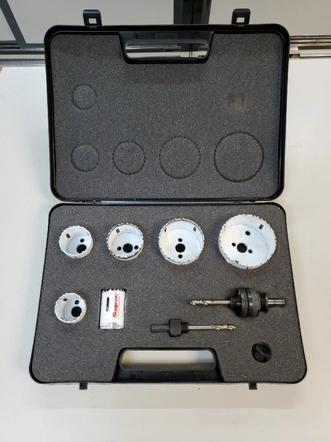 snap on tools LHS608B hole saw kit set 1 3-8" - 3"
