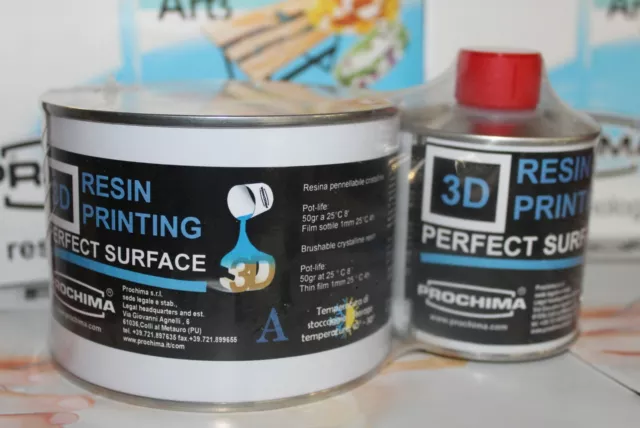 Prochima Finish 3D Resin Printing Résine Brosse Claire 650gr pour la Maçonnerie