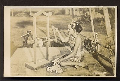 Iban Dayak Woman photo postcard Borneo Malaysia 20s