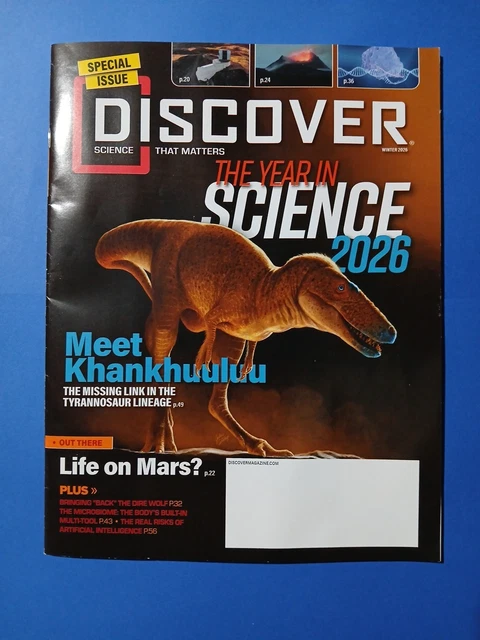DISCOVER MAGAZINE WINTER 2026 The Year In Science 2026 6 66 PicClick UK Discover Magazine Winter 2026 The Year In