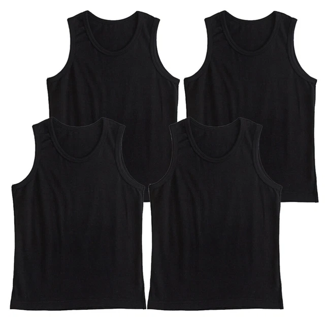 4 pz gilet bambino sport estivi tempo libero vita sottile senza maniche per ragazzo ragazza