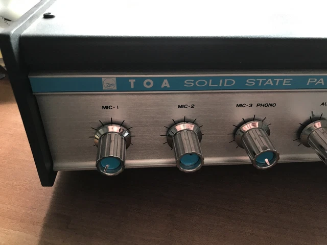 TOA SOLID STATE Pa Amplifier TA-266 30w Vintage £25.00