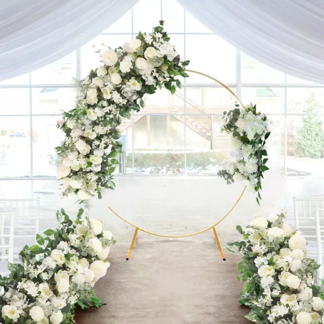 Wedding Ivory Silk Rose Flower Row Table Top Backdrop Arch Arrangement Wall Deco