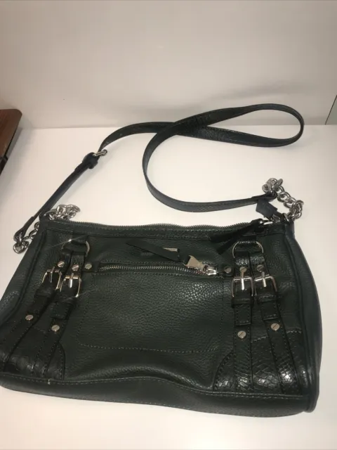 DANA BUCHMAN Hand Bag /Shoulder Bag Women's Purse Green Faux Leather