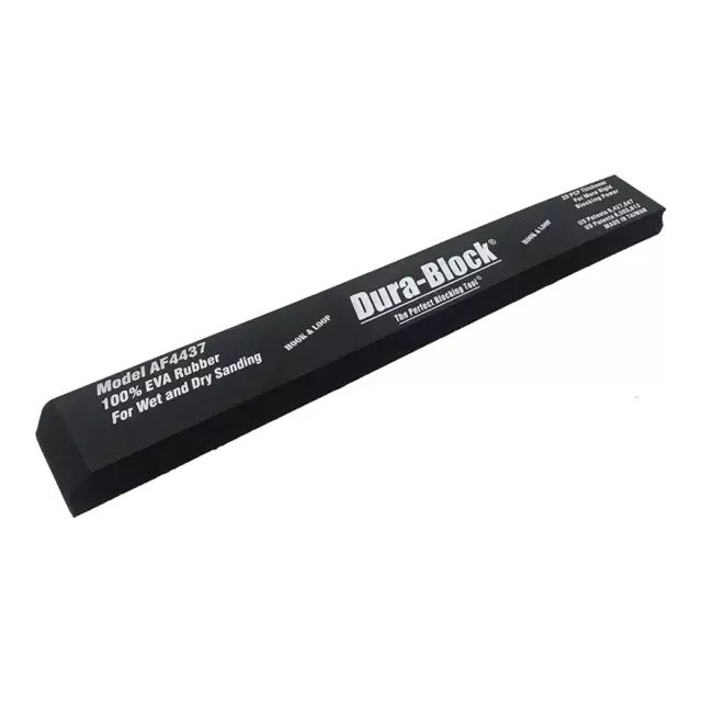 Dura-Block Long Hook & Loop Sanding Block 100% EVA Rubber 40 x 70 x 610mm AF4437