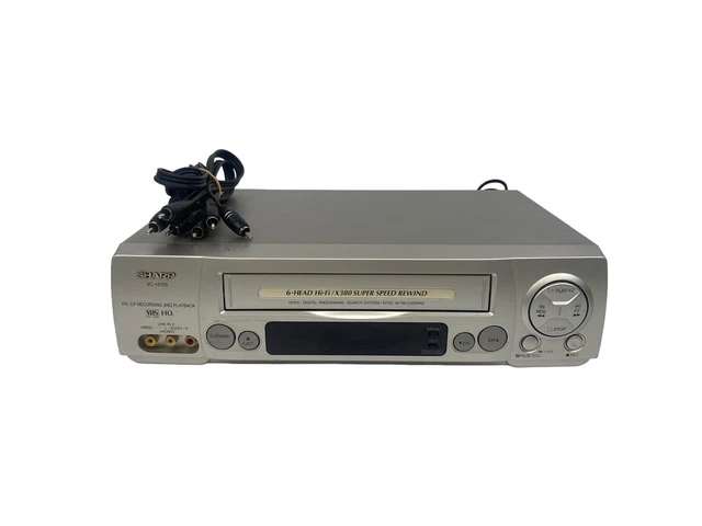 Sharp VC-H705 Stereo Video Recorder Player VCR - Working - No Remote