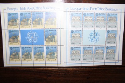 Irlanda 1990 "EUROPA-POST OFFICE edifici" C.E.P.T mini foglio di 10 SG777 Gomma integra non linguellato 