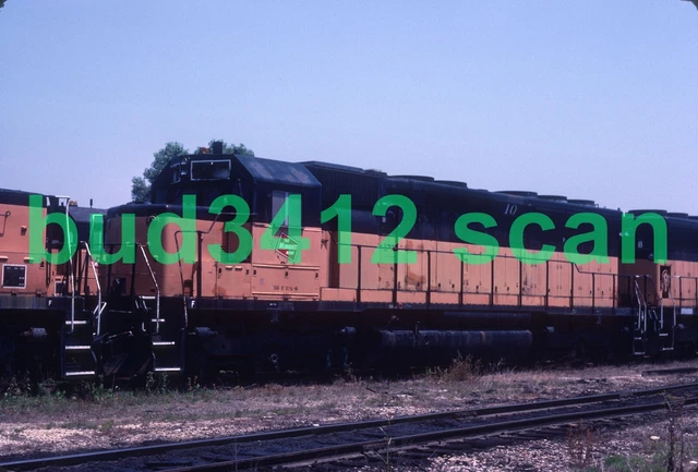 MILW Milwaukee Road SD45 #10 at Bensenville IL 1984 ORIGINAL Slide!