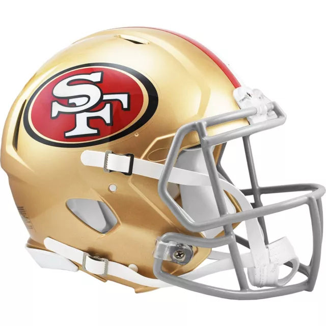 NFL San Francisco 49ers Football Authentique Complet Taille Vitesse Casque