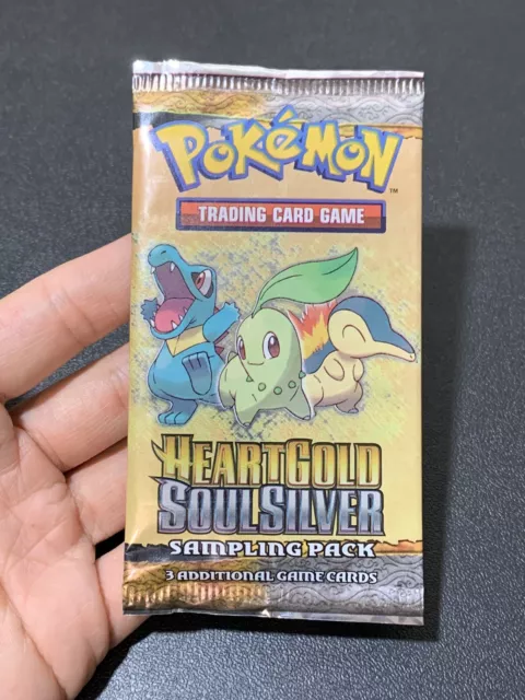 HEART GOLD SOUL SILVER BOOSTER PACK SEALED POKEMON SPANISH HGSS AMPHAROS ART