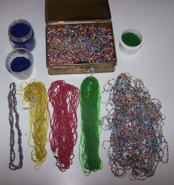 Lot de 30 Perles Cloisonnées blanches - Métal Cloisonné