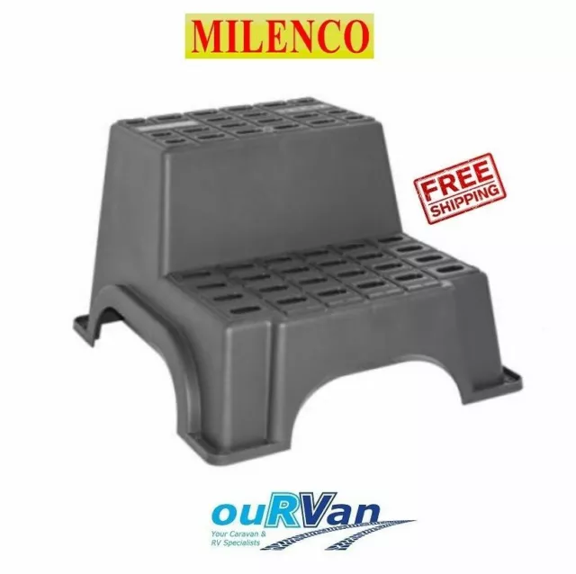 Milenco Double Step Caravan Camper Motorhome RV Large Plastic MIL3797