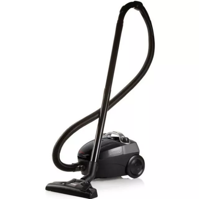 DOMO DO1033S Noir Aspirateur traîneau compact avec sac 1.5L - 450W - Rayon d'act