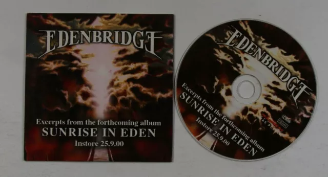 Edenbridge Excerpts From Sunrise In Eden GER Adv Cardcover CD 2000 Metal Gothic