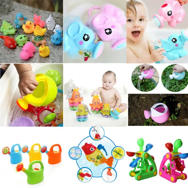 Baby Bath Toys Cartoon Shower Pumping Bathe Colorful Animal Bathroom Playing Toy 2