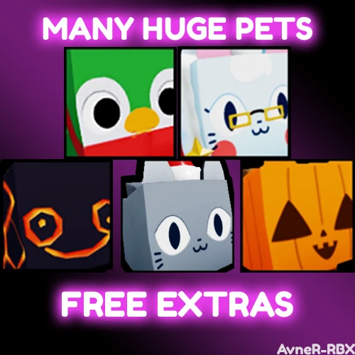 (KAWAII CAT) ALL Huge Pets Pet Simulator X Cheap Price + Quick