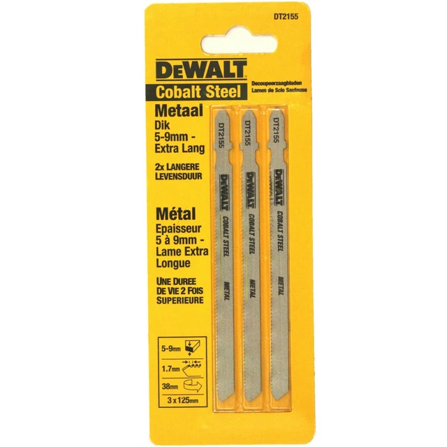 Kwb 611120 Lames De Scie Sauteuse, Travail Du Métal, HSS, Fines 2 Pc(s