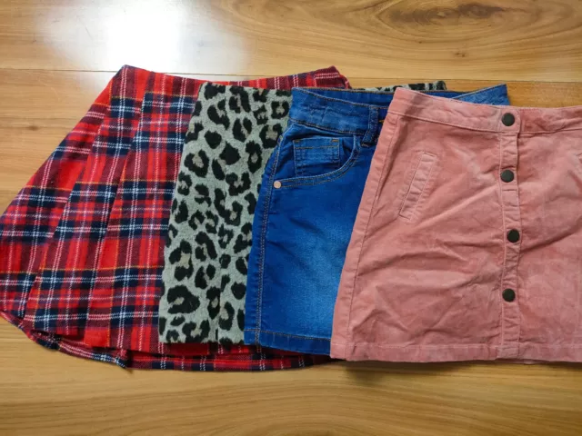 {D993} girls 8-9 years skirt bundle NEXT M&S Dunnes