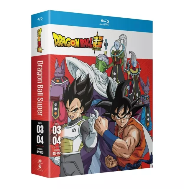 Dragon Ball Super Parts 03 & 04 (Episodes 027-052) Blu-Ray Disc