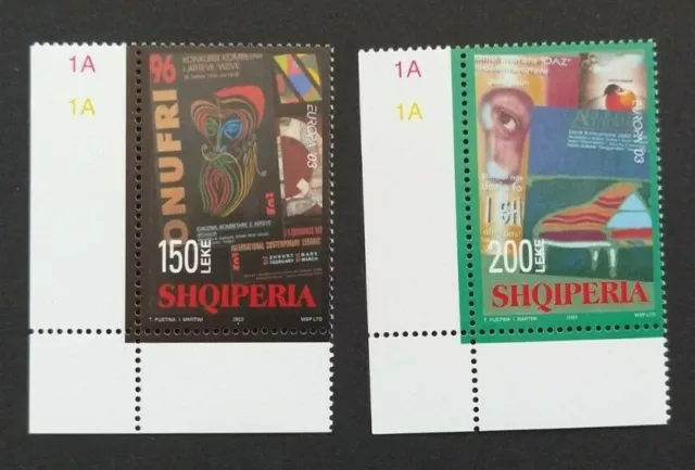 Albanien/Albania 2003 Europa: Plakatkunst MiNr2928-2929 **/MNH/Postfrisch