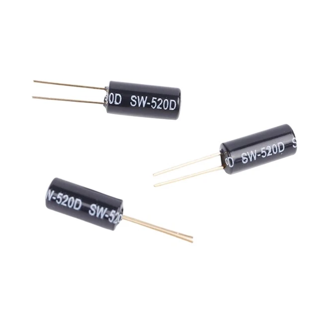 10x SW520D Vinration Schalter Sensor Metall Ball Winkel Kipp Schütteln Roller