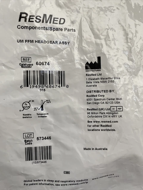 Copricapo Resmed Copricapo Universale ResMed Piccolo - Per Maschere Mirage E Attiva, Neoprene Morbido Copricapo ResMed Universale - Foto 4