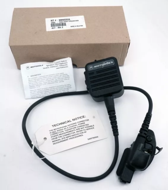 New Motorola NMN6250A  Public Service Speaker Microphone W/Clip For  XTS5000 AA
