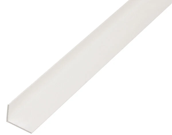 Profilo angolare ALBERTS PVC-U bianco 1000x25x15 mm spessore materiale 1 mm profilo a L