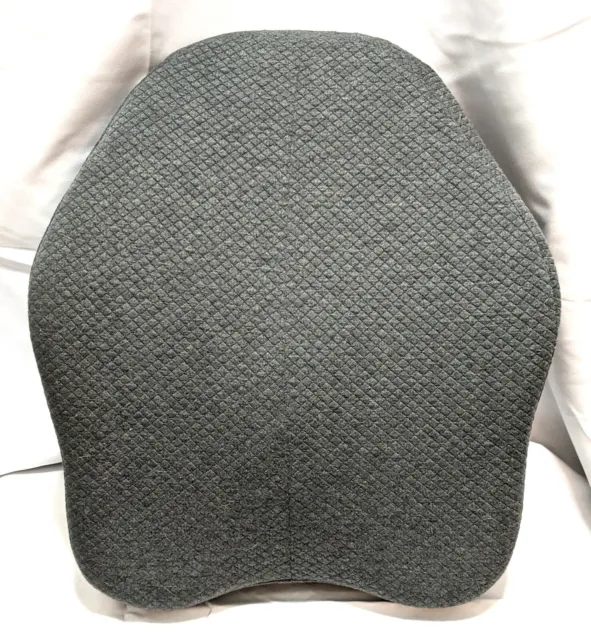 Villsure Lumbar Support Charcoal Ergonomic Design Back Cushion for Office Chair
