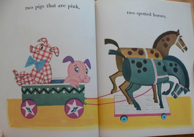 Vintage Little Golden Book ~ MR. NOAH AND HIS FAMILY by Jane Werner ~ GREAT 11