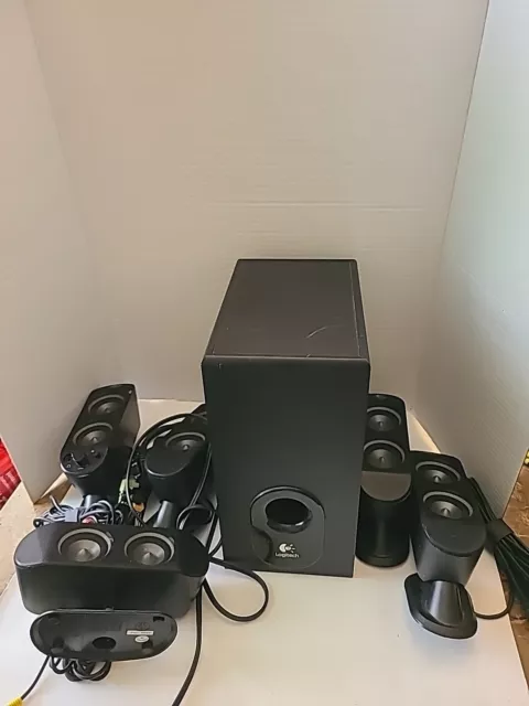 Logitech X-530 5.1 Surround Sound System with  1 Subwoofer 5 Speakers