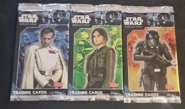 3 x Booster Rogue One Star Wars Force Attax Topps Karten