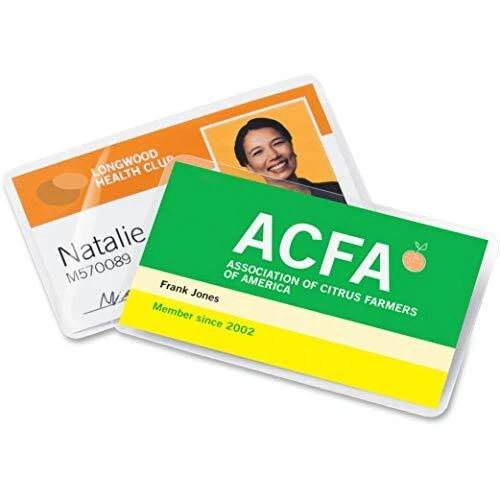 GBC Laminating Sheets, Thermal Laminating Pouches, Badge/ID Card Size, 10