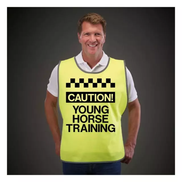 Tabards Printed Caution Young Horse Training Safety Wear For Horse Riding