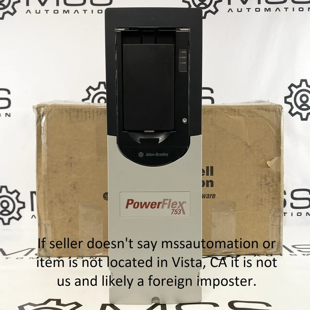 Allen Bradley 20F11ND8P0JA0NNNNN Powerflex 753 Vfd Serie A 5HP 7.8A 480V US