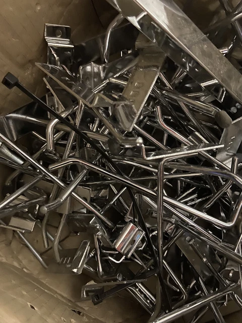 6 INCH 6" SLATWALL Slat Board Hooks Accessory Single Prong Shop Retail - View #7