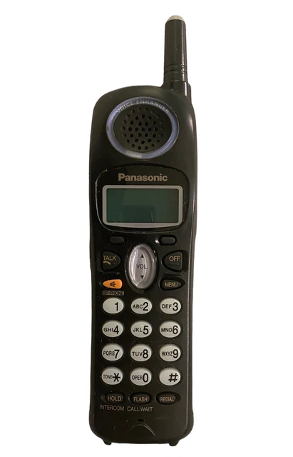 panasonic kx-tga234b 2.4 ghz cordless expan handset for kx-tg2344b kx-tg2314b