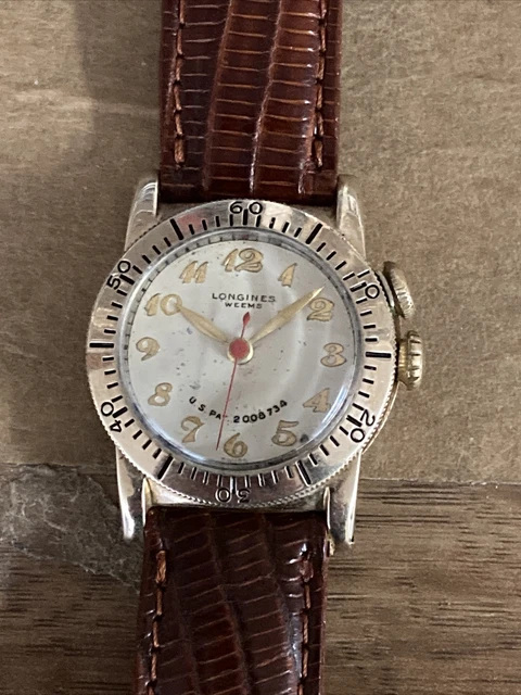 Bracelet cordon de montre BENRUS or 12 carats vintage C1920