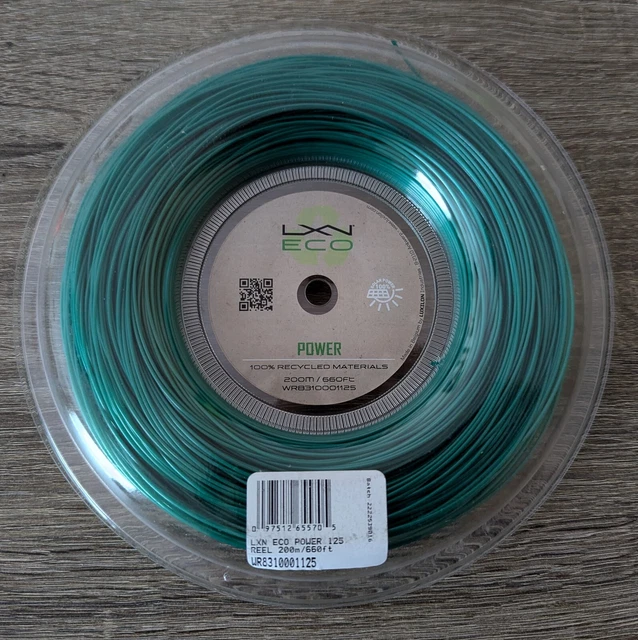 Corda Para Raquete De Tênis Luxilon Eco Power 17L 1.25mm - Rolo Com 200 Metros M12i96 Mktp Corda Para Raquete De Tênis Luxilon Eco Power 17L 1.25mm - Rolo Com 200 Metros M12i96 Mktp