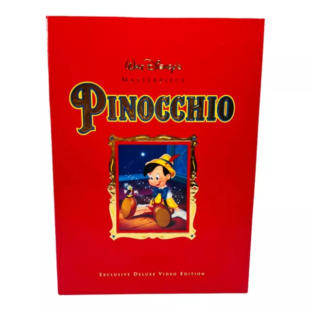 Walt Disney Masterpiece Pinocchio Exclusive Deluxe Limited Video Edition