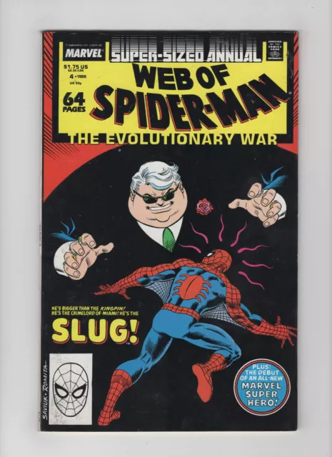 Web of Spider-Man #4 Annual (Marvel Comics 1988)
