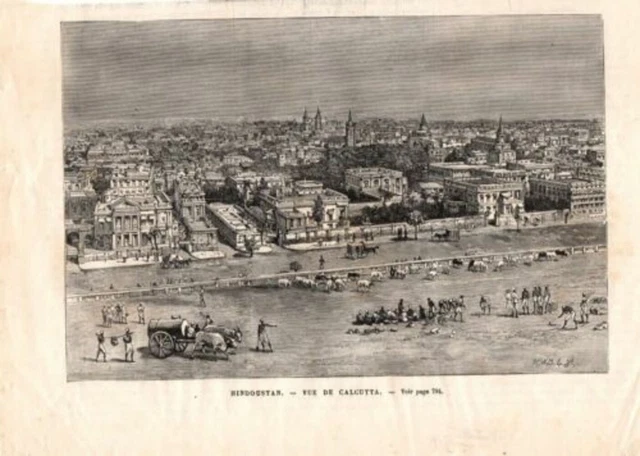 19th HINDOUSTAN WOODCUTTA VIEW INDIA
