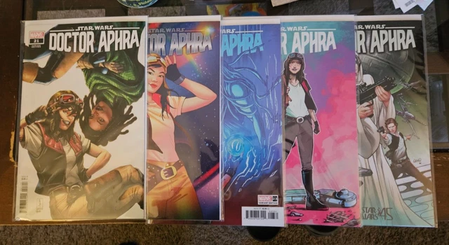 Star Wars Doctor Aphra #21-25 variant covers Marvel Comics 2022/23